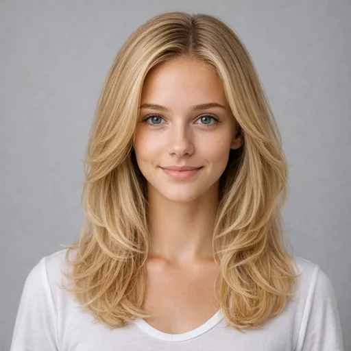 Butterfly Cut AI hairstyle try-on template