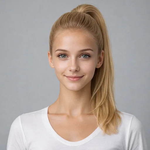 High Ponytail AI hairstyle try-on template