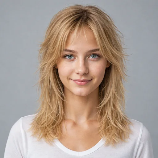 Shag AI hairstyle try-on template