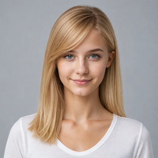 Side-Swept Bangs AI hairstyle try-on template